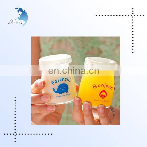 Unique design printed 300ml Handmade Glass coffee drinking cup