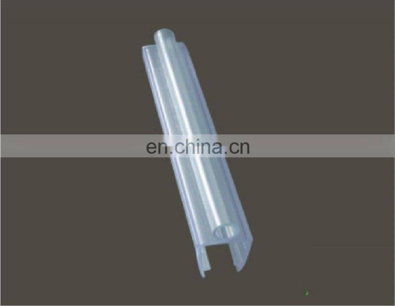 PVC shower door crashproof seal and strip for 4mm 6mm 8mm 10mm 12mm glass door