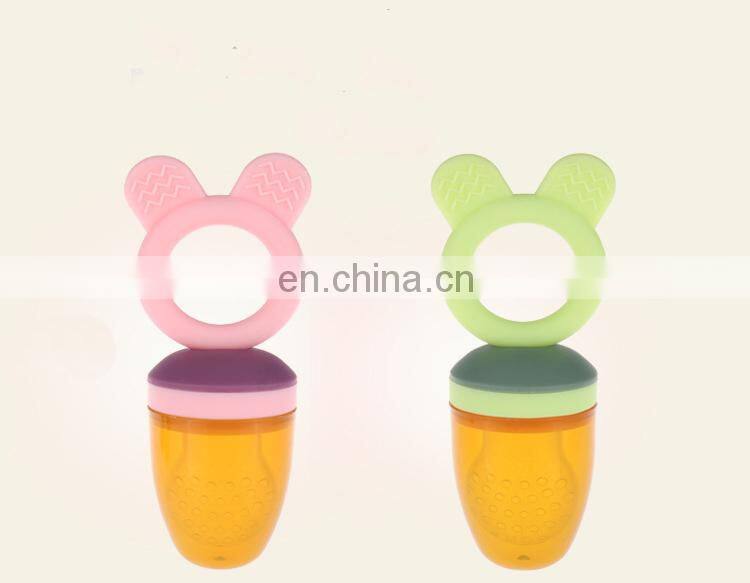 Hot selling creative fashion cute baby fruit vegetable feeder