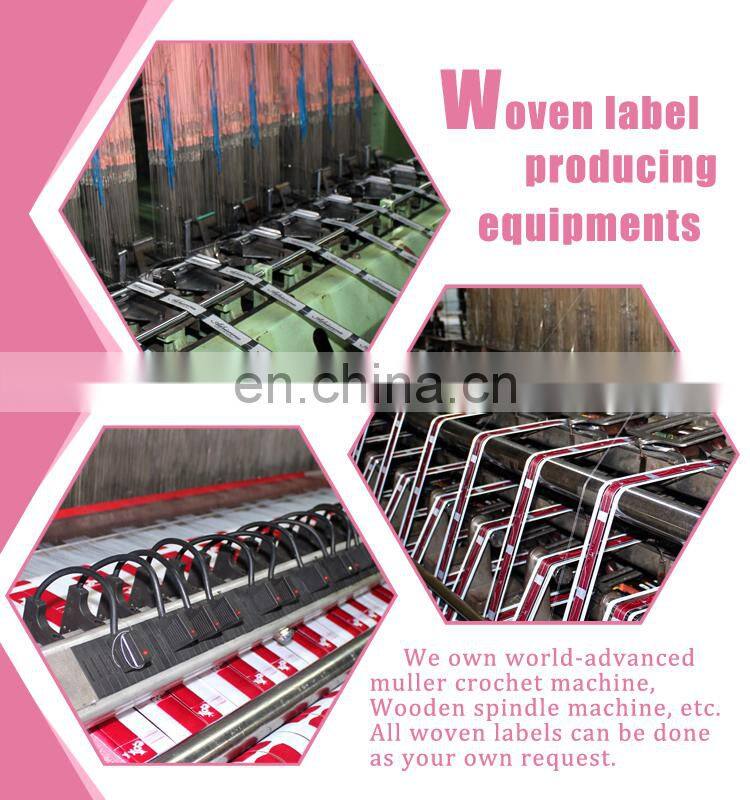 Custom national wind woven label ribbon