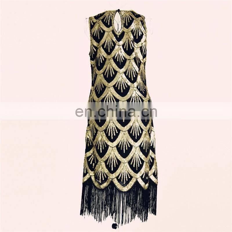 BestDance 1920'S style gatsby vintage look sexy sequins flapper dress OEM