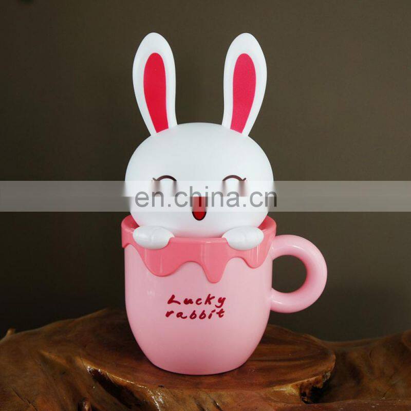 Hot sale USB rechargeable Cup Cartoon Table Lamp usb charger table lamp funky table lamps