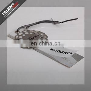 custom fashion paper hangtag for lady garment