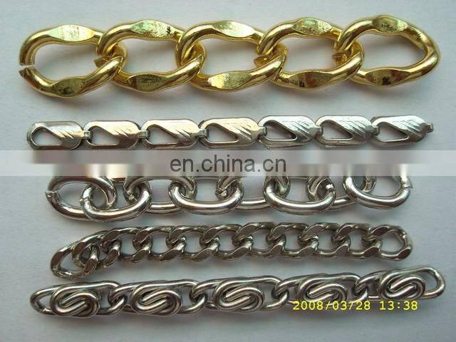 Hot sale 18K plated gold chain for men and women handbag decoration