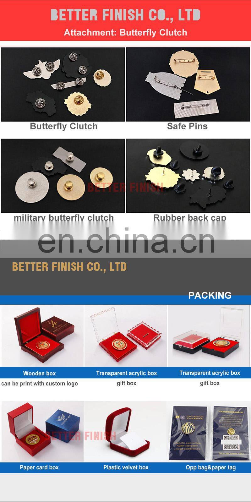 custom love metal rose flower enamel lapel pin