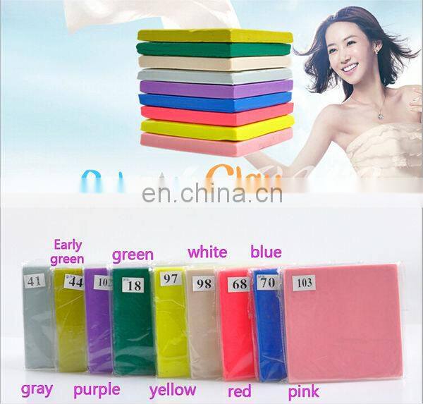 Kids toy plasticine oven bake fimo polymer clay/plasticine modeling clay