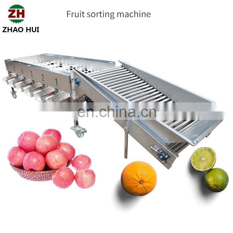 Efficient vegetable and fruit sorting machine/tomato grader /orange sorting machine
