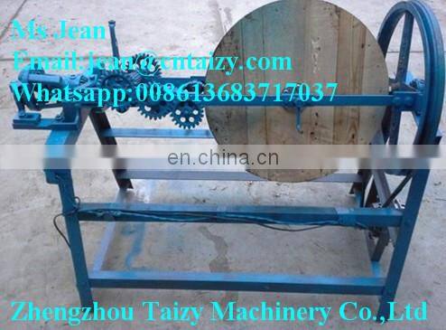 Simple Rice Straw Rope Making Machine | Hay Straw Knitting Machine | Reed Straw Rope Spinning Machine