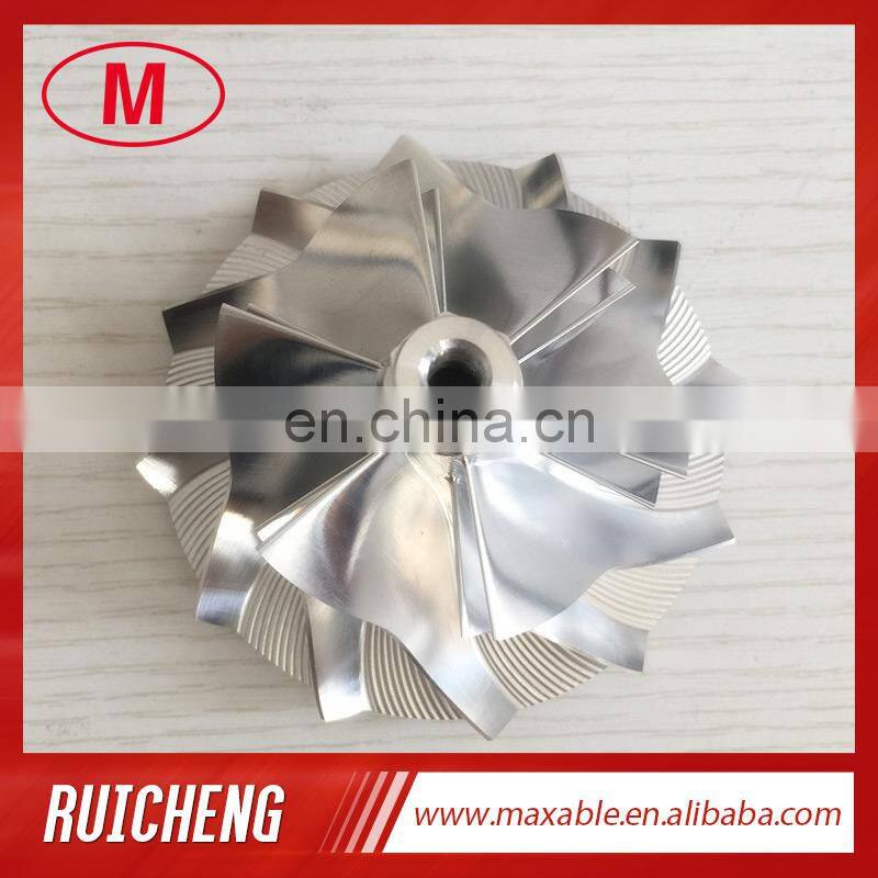 GT3782VAS 56.83/82.04mm 6+6 blades billet/milling/aluminum 2618 compressor wheel 2003-2007 Powerstroke 743250-0014