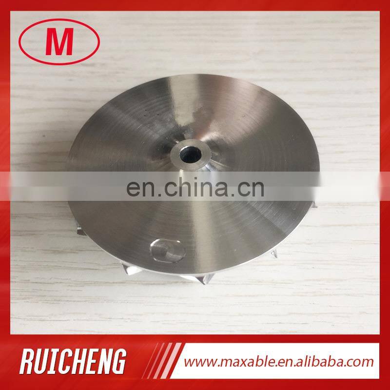 RHF4H 43.50/60.00mm 6+6 blades high performance turbo turbocharger aluminum 2618/Billet/milling compressor wheel