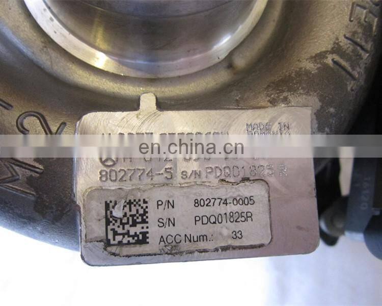 Diesel Engine parts 802774-0004 turbocharger For Mercedes Benz S 350 BlueTEC OM642LS Euro 5 Engine GTB2060VKLR Turbo 802774-0005