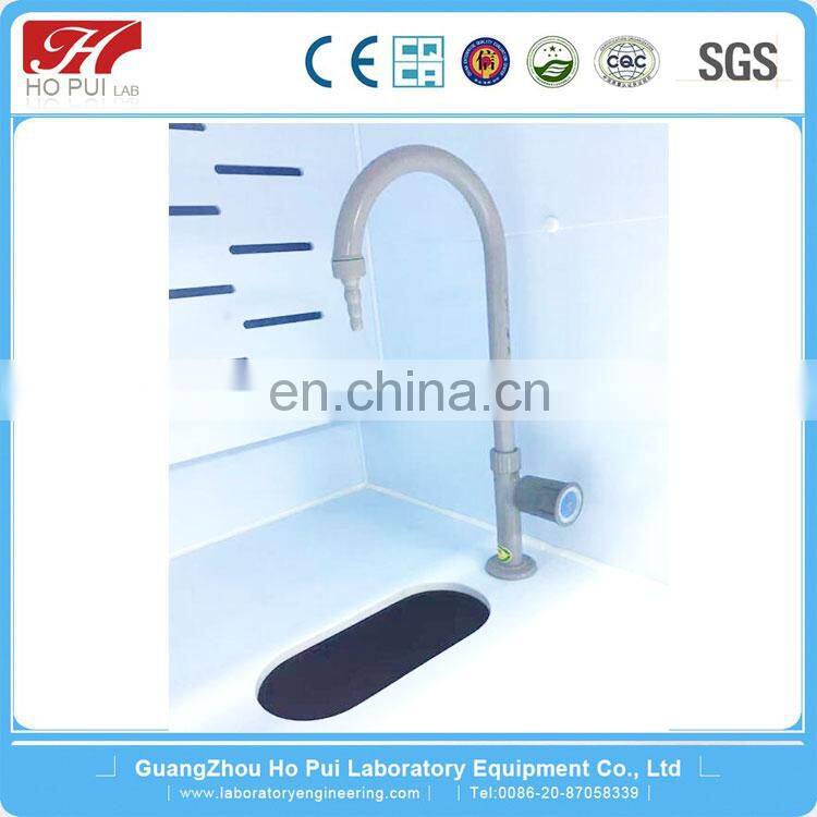 Ho Pui Laboratory Furniture Acid and Alkali Resistant 1800x800x2350mm PP Material Laboratory Fume Hood Price