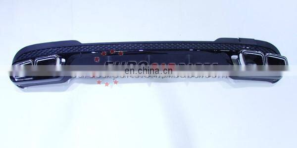 W212 E300 diffuser with end pipes fit for E-CLASS W212 E300 2014-2016 year E63 diffuser PP