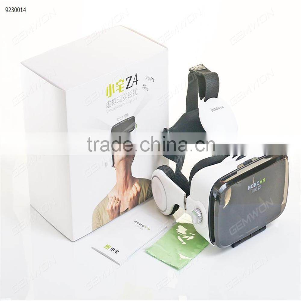 2016 Professional xiaozhai Z4 earphone Virtual Reality 3D Glasses For 4~6''inch White