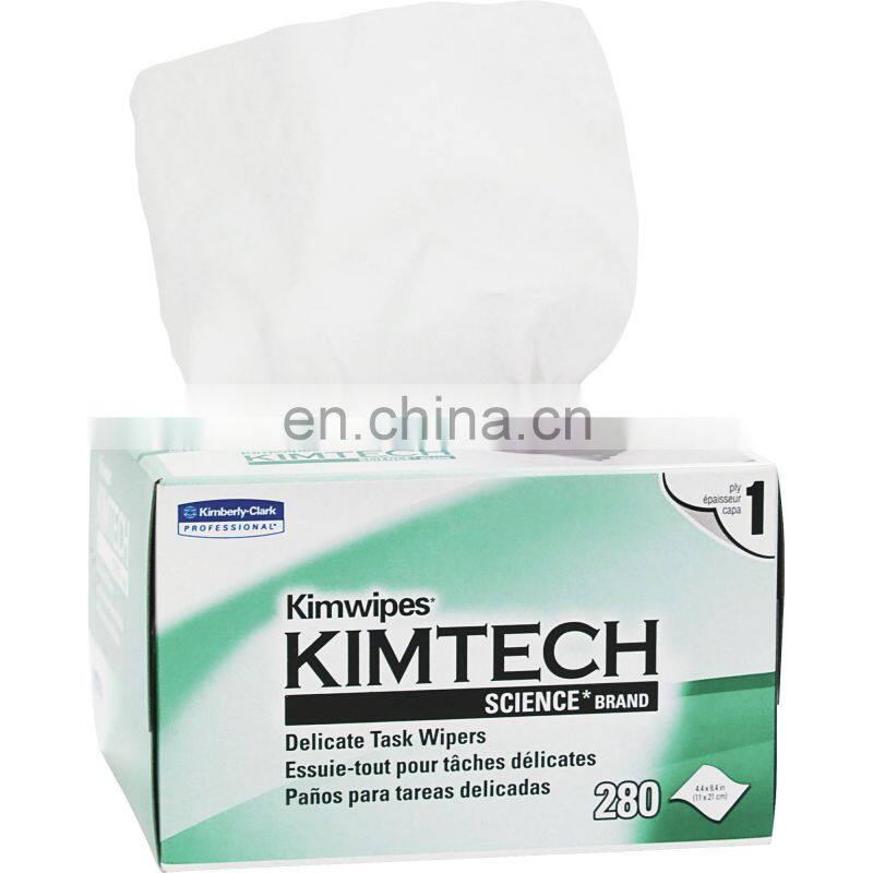 Fiber optic Kimwipes cleaning paper dust free cleaning wipes