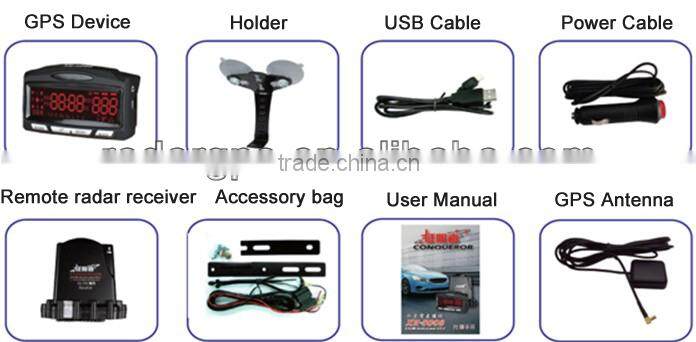 2015 new Remote Radar Detector GPS Speedometer XR-5008