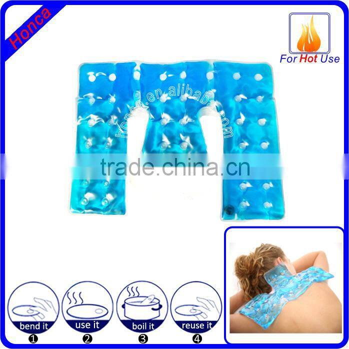 Reusable gel massage heating pads