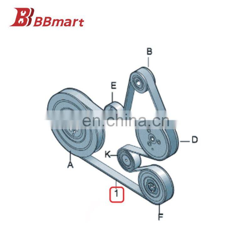 BBmart OEM Car Parts Engine V-Ribbed Belts for Audi C7 2.5 OE 06E 903 137AA 06E903137AA