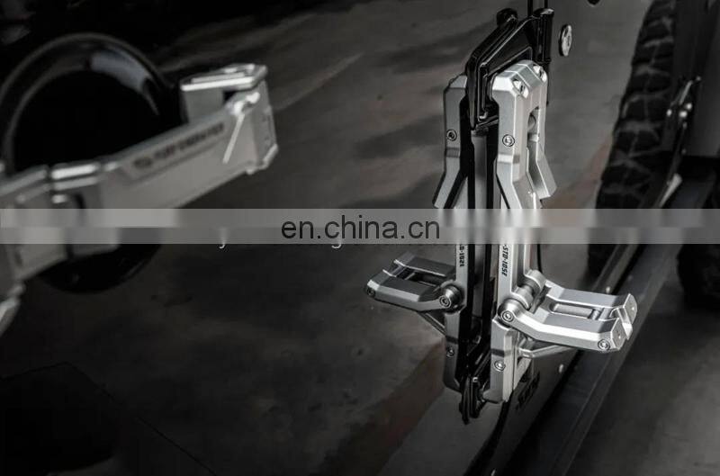 Maiker auto part Side ladder for Jeep wrangler JK JL stepladder 4x4 accessories