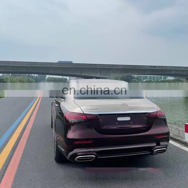 Runde Hight Quality For W213 Mercedes-Benz E-Class Upgrade To Maybach Body Kit Front Rear Bumper Exhaust Fog Lamp Frame Grille