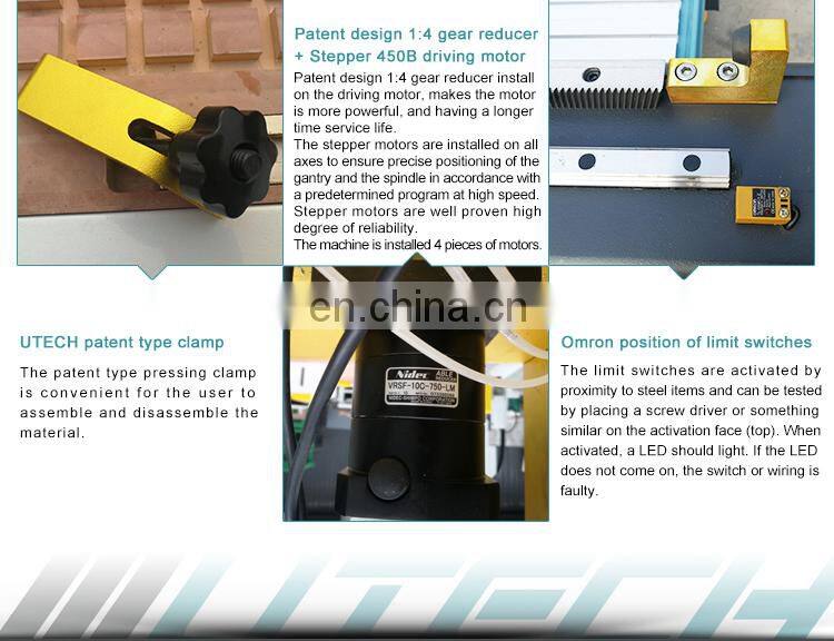 Advertising cnc router machine for cutting acrylic MDF plywood foam wood engraving carving machine 1325