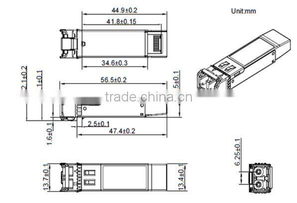 10G DWDM SFP+ 80km Optical Transceivers