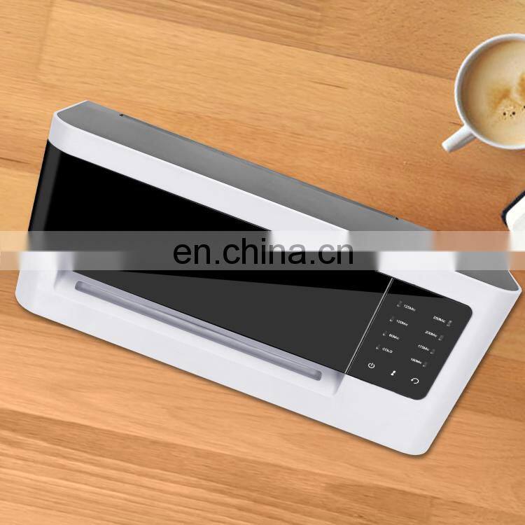 Factory Price Quartz Tube Automatic Cold Hot Plastic A4 Laminator 4 Rollers Quick Warming Up Fast Laminating Machine