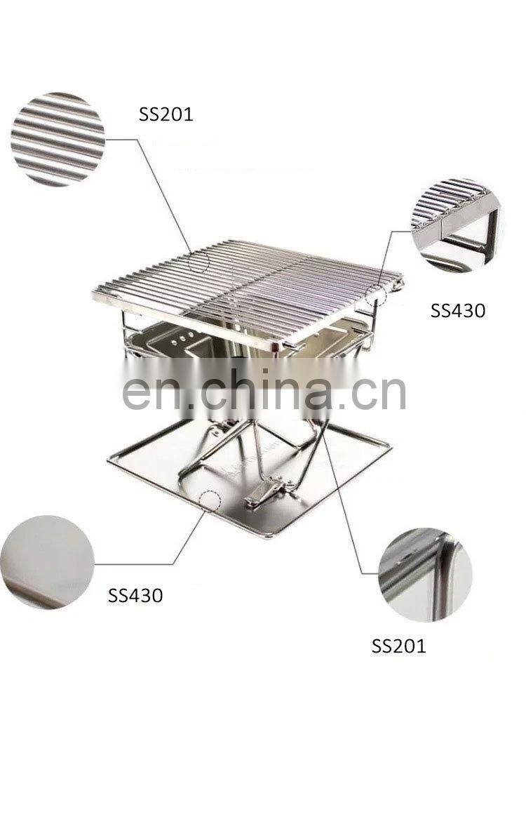 Camping Portable Bbq Barbeque Charcoal Grill Camping Grill