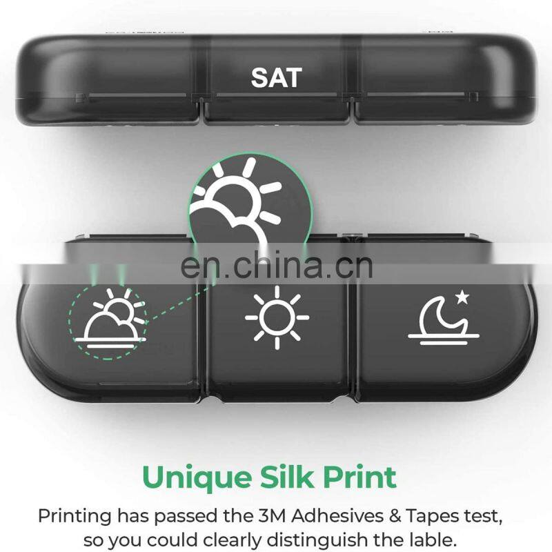 7 days Weekly Pill Case 21 Grids Medicine Tablet Portable Dispenser Organizer Pill Box storage Drug Container Holder