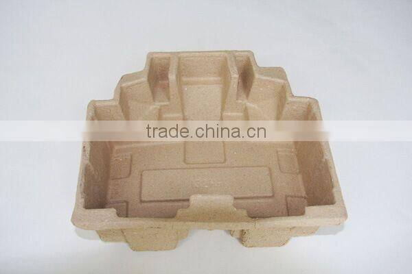 recycled biodegradable molded pulp trays for hardware