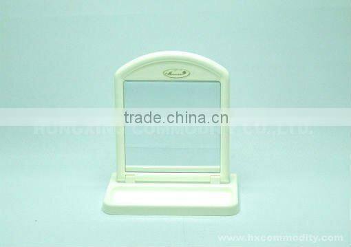 Large wave-shaped bathroom mirror