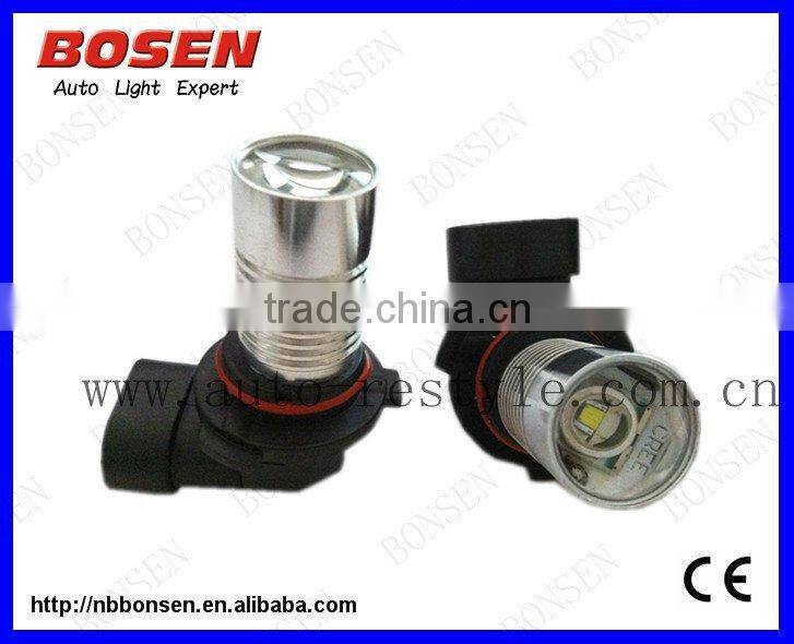 lensprojector cree chip high power 5w led auto bulb H7,H10/9145,H4,H8,H11,9005(HB3/9011),9006(HB4/9012/9040) with lens