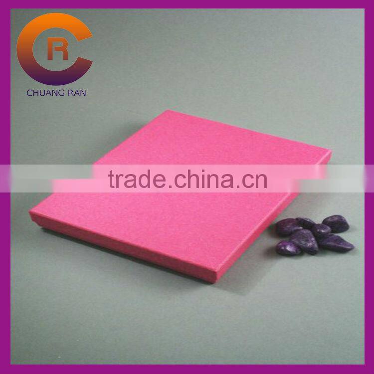 Green blank cheap made paper jewelry box for necklace
