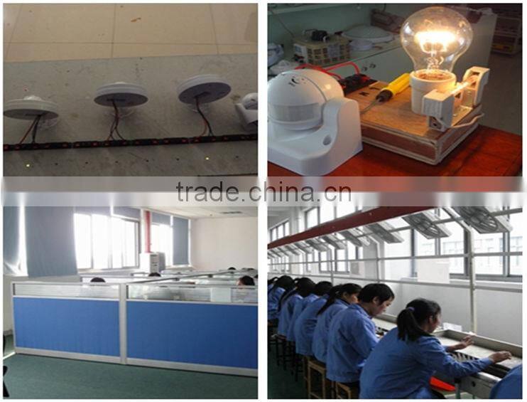 motion sensor lamp with a light sensor