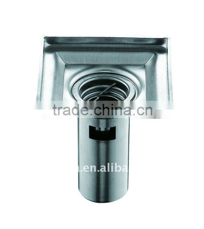 stainless steel square floor drain 100*100mm,single use,B2812-1b