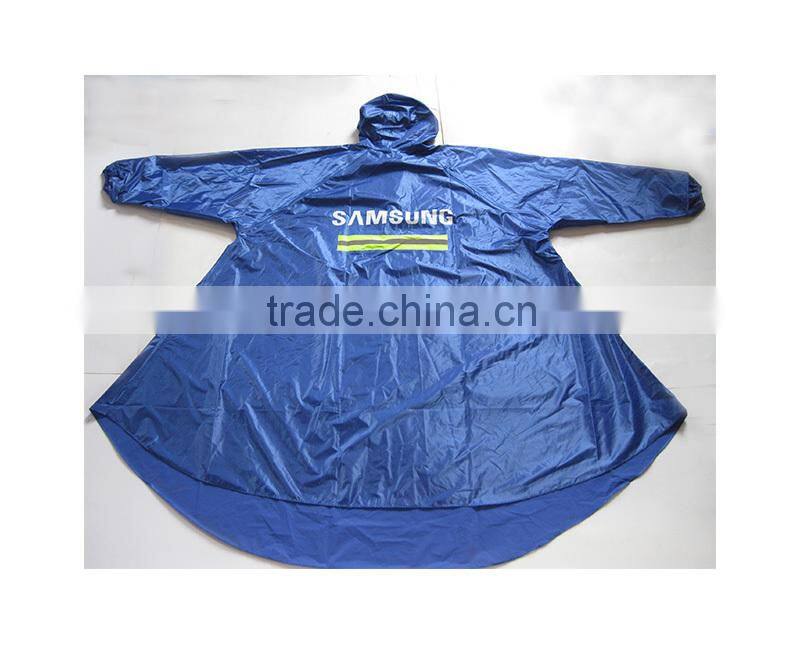 Professional customized rain poncho with sleeves
