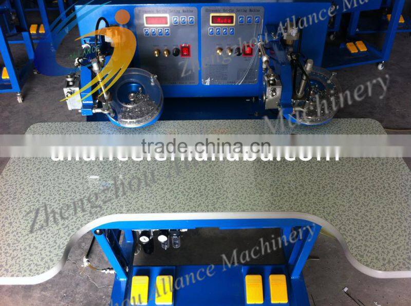 Ultrasonic Digital LCD fix hotfix rhinestone on home textile rhinestone machine for sale