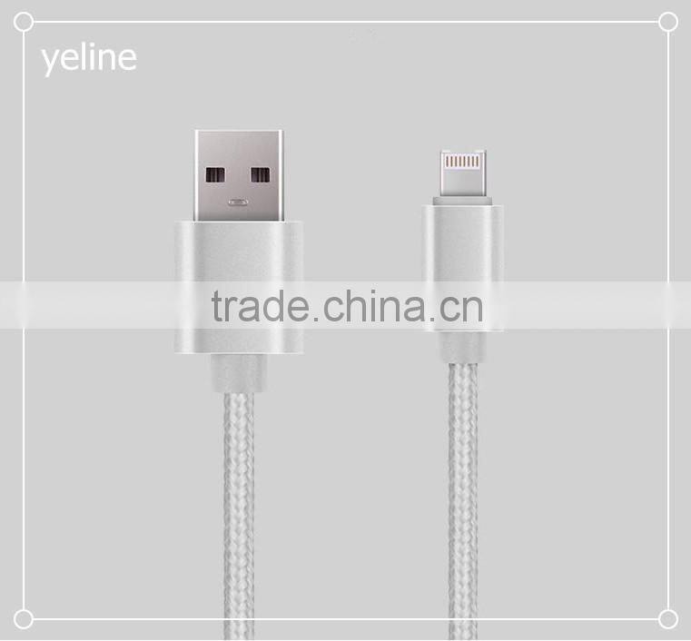 2 sided usb one plug weave data cable for OPPO R9/N1/A53