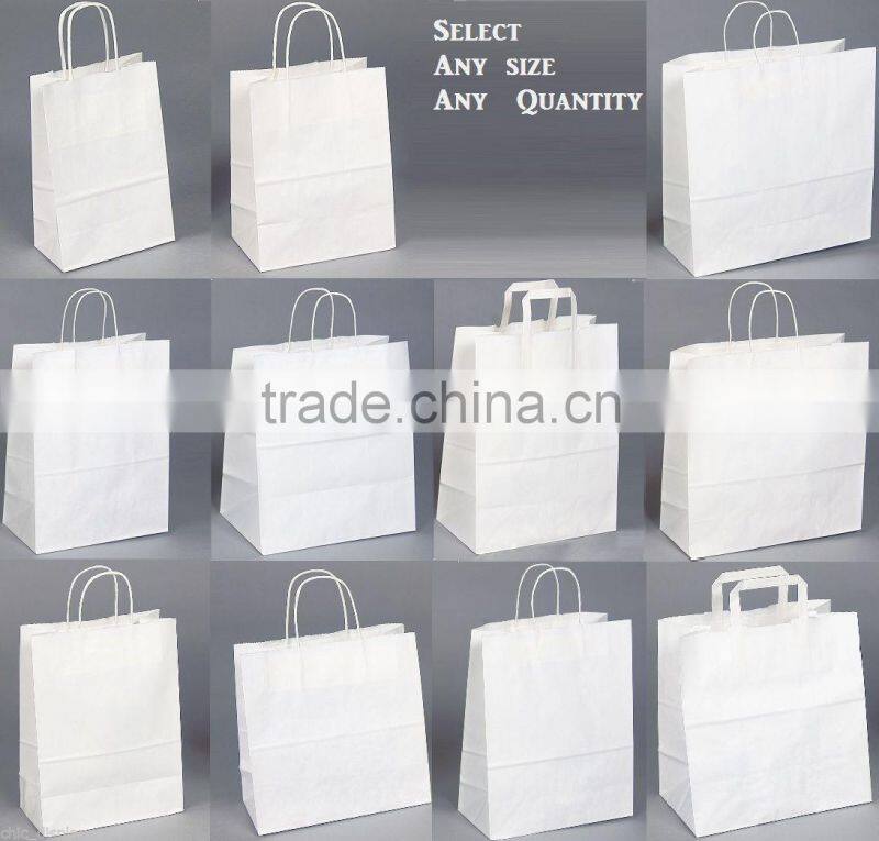 multicolor stripe paper bag rope handle custom 2014