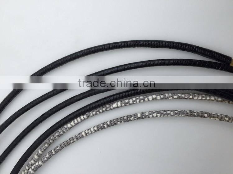 2016 Fashion Handmade Real Ostrich Leather Wristbands& Natural Color Leather Cord For Fashion Bracelet