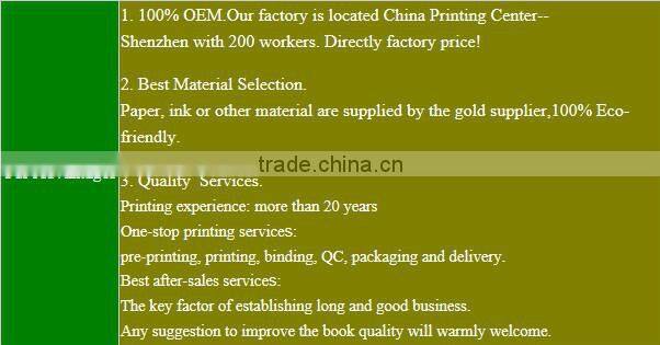 Elegant direct custom high quality dictionary hardcover book printing with low price