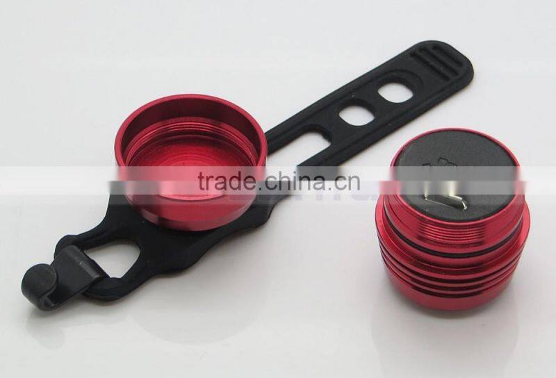 Micro USB Rechargeable Rear Bar Clip Aluminum Bike Waterproof Light