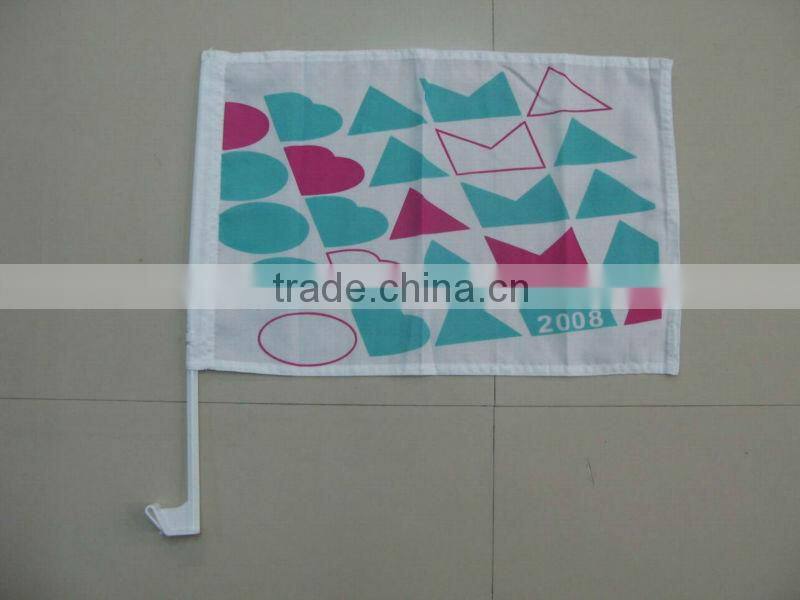 Eco-friendly Printed Plastic Car Window Flag Pole