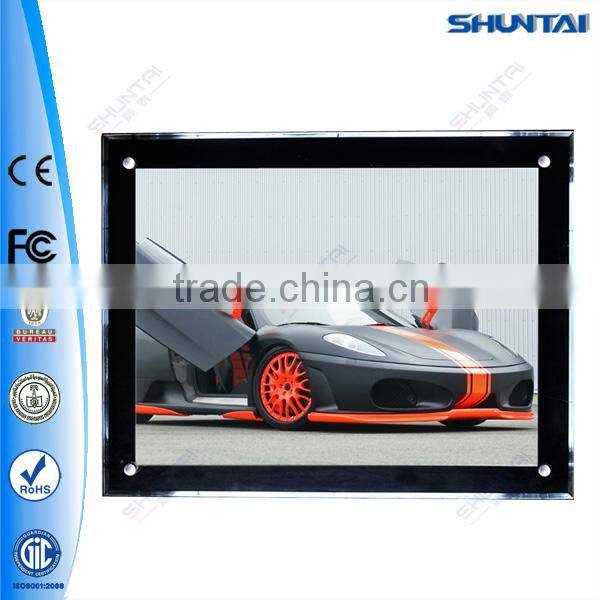 illuminated crystal and rhinestone picture frames for decoration