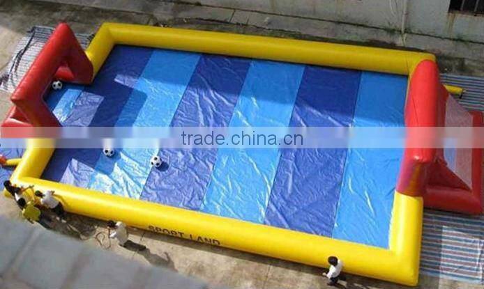 funny inflatable soap football field for sale