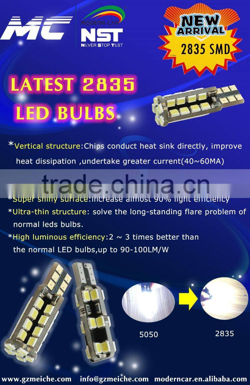 12V T10 2835 24/38 smd led car door logo laser projector light