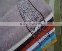 Fancy border towel 100% Cotton terry bath towel