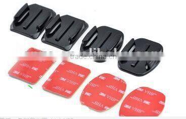Wholesale Helmet Curved Surface & Mount( 3M Sticker)for Go Pro /3/2/1 ,sports camera mount for go pro he ro 4 accessories