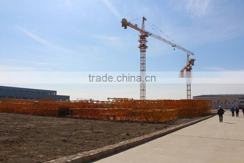Factory sale 6T tower Crane luffing jib tower crane