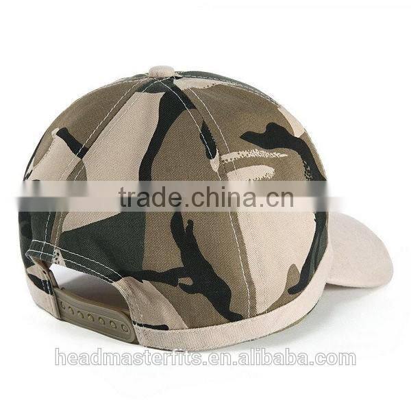 Unisex broken hole camouflage cap distressed camo baseball cap